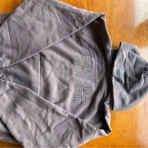 Essentials Fear of God Hoodie in Rich Brown